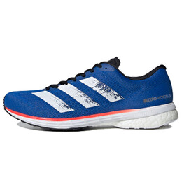 Кроссовки Adizero Adios 5 мужские низкие синие/белые Adidas eg1197