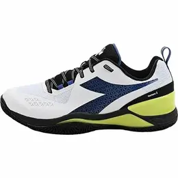 Кроссовки Diadora BLUSHIELD TORNEO 2 CLAY, полнота F, размер 10.5, белый/черный 102654357052