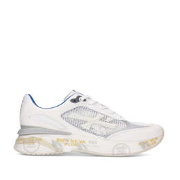 Белые кроссовки Moerun из замши и сетки Premiata 7991726309436 | white