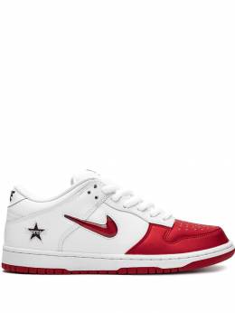 Nike x Supreme SB Dunk Low "Jewel Swoosh Red/White" sneakers 14531721
