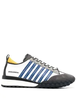 Dsquared2 jagged stripe low-top sneakers 16325157