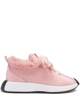Giuseppe Zanotti Ferox shearling-lined leather sneakers 17053487