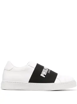 Philipp Plein logo-print slip-on sneakers 17157757