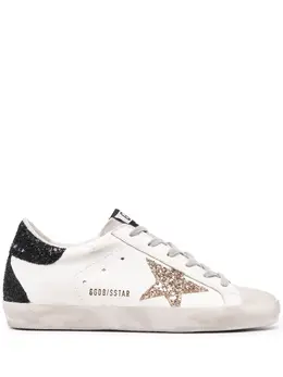 Golden Goose star-patch lace-up sneakers 17486354
