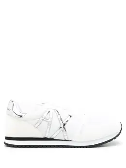 Armani Exchange metallic-logo low-top sneakers 17101923