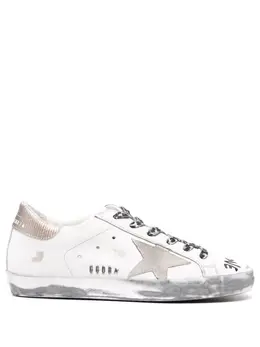 Golden Goose Super-Star Love print sneakers 17485659