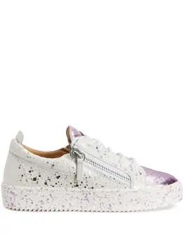 Giuseppe Zanotti Gail silver sneakers 17439966