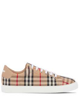 Burberry Vintage Check lace-up sneakers 17792435