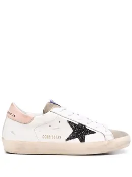Golden Goose star-patch lace-up sneakers 17485657