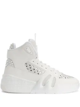 Giuseppe Zanotti Talon hi-top panelled sneakers 17439972