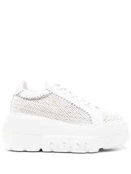 Casadei platform low-top sneakers 17764645