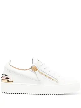 Giuseppe Zanotti zip-details leather sneakers 17895389