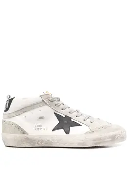 Golden Goose Mid Star distressed-effect sneakers 18092503