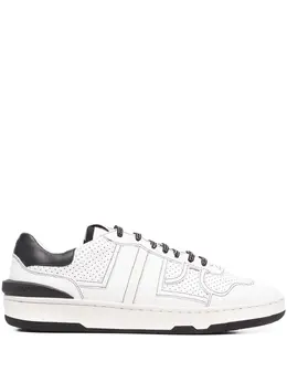 Lanvin perforated-panel leather sneakers 18415902