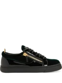 Giuseppe Zanotti Frankie velvet low-top sneakers 18438337