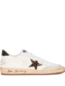 Golden Goose star-patch lace-up sneakers 17922088