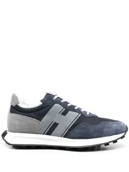 Hogan side logo-patch detail low-top sneakers 18176407