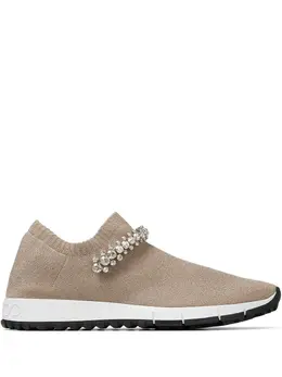 Jimmy Choo Verona crystal-detail sock sneakers 18343284