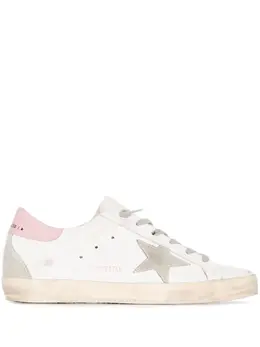 Golden Goose Superstar distressed lace-up sneakers 17787612