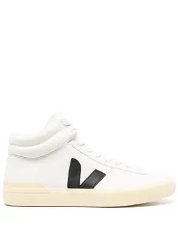 Veja logo-patch high-top sneakers 19082679