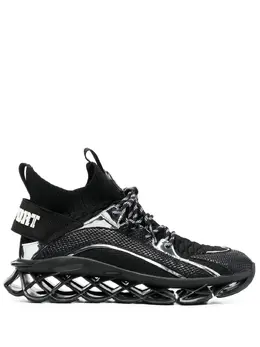 Plein Sport panelled high top sneakers 18581770