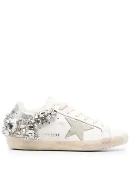 Golden Goose Super-Star embellished low-top sneakers 19179133