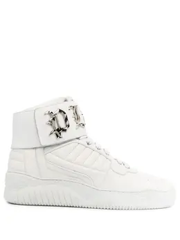 Philipp Plein logo high-top sneakers 18558628