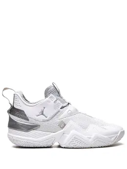 Jordan Westbrook One Take "White / Metallic Silver" sneakers 19524784