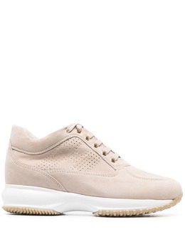 Hogan suede lace-up sneakers 19576562