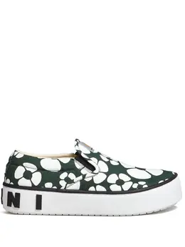 Marni x Carhartt floral-print slip-on sneakers 18455873