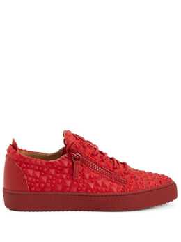 Giuseppe Zanotti 3D detailing low-top sneakers 19207126