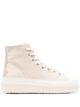 Isabel Marant lace-up high-top sneakers 19743262