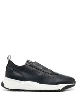 Santoni low-top leather sneakers 19543082
