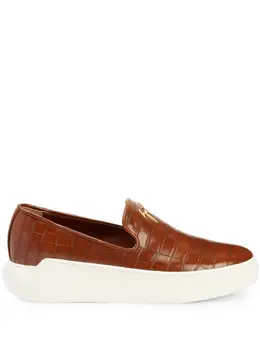 Giuseppe Zanotti Conley Zip logo-plaque sneakers 19397444