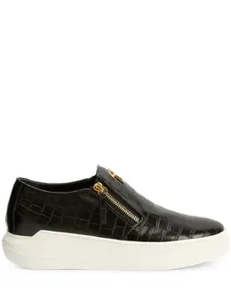 Giuseppe Zanotti Conley zip-detail low-top sneakers 19397405