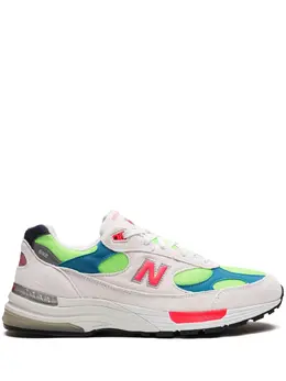 New Balance 992 "White Neon Cyan" sneakers 19921746