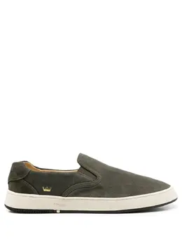 Osklen branded heel-counter slip-on sneakers 18402621