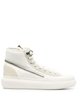 Y-3 zip-around suede high-top sneakers 20034862