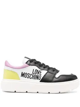 Love Moschino colour-block logo-print sneakers 20053739