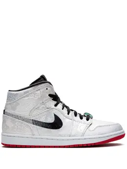 Jordan x Edison Chen Air Jordan 1 Mid "Fearless - CLOT Silk" sneakers 14839960