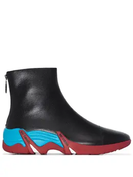 Raf Simons Cylon high-top leather sneakers 15408795