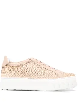 Casadei woven low-top sneakers 14691957