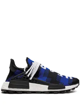 Adidas x BBC x Pharrell NMD Hu "Plaid Pack - Blue" sneakers 14115361