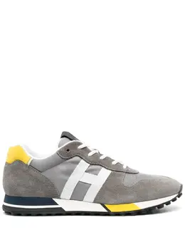 Hogan panelled suede sneakers 19252135