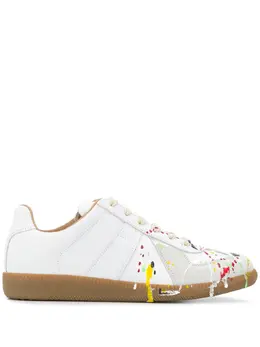 Maison Margiela Replica paint-splatter sneakers 15611145