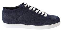 Jimmy Choo Miami Blue Denim Sneakers - EU36/US6 194611084372