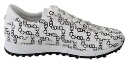 Jimmy Choo Monza White/ Leather Sneakers - EU35/US5 194611097150