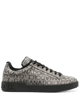 Dolce & Gabbana Portofino jacquard sneakers 19987668