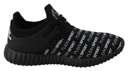 Plein Sport Black Polyester Runner Henry Sneakers - EU39/US6 4059623074222