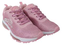 Plein Sport Pink Blush Polyester Gretel Sneakers - EU39/US9 4059623082333